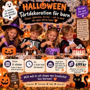Halloween Tårtdekoration för barn