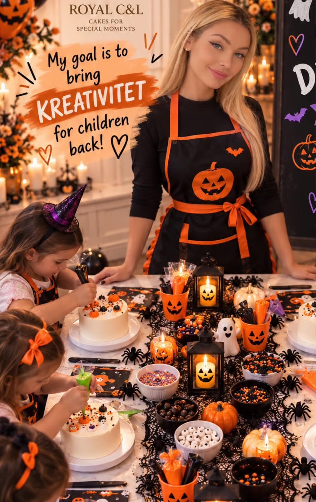 Halloween Cupcake-dekoration för barn - Bild 2